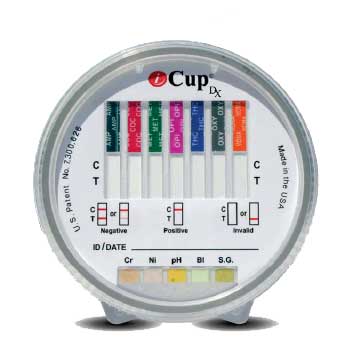 CLIA Waived 14 Panel Drug Test Cup w Adulteration Testing - Click Image to Close